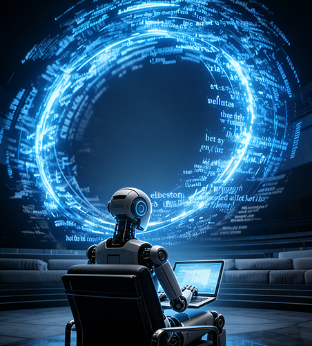 AI Creator Network Illustration